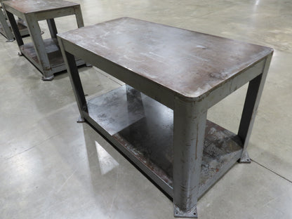 11/16" Thick Top Steel Fabrication Welding Layout Table Work Bench 60"x30"x36"