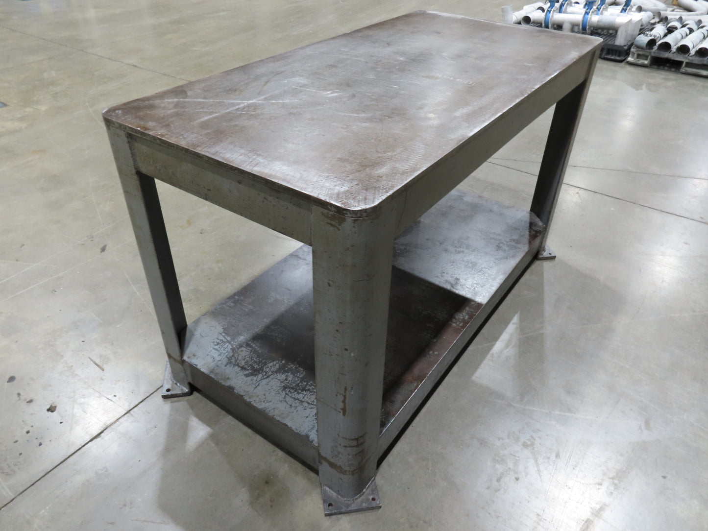 11/16" Thick Top Steel Fabrication Welding Layout Table Work Bench 60"x30"x36"