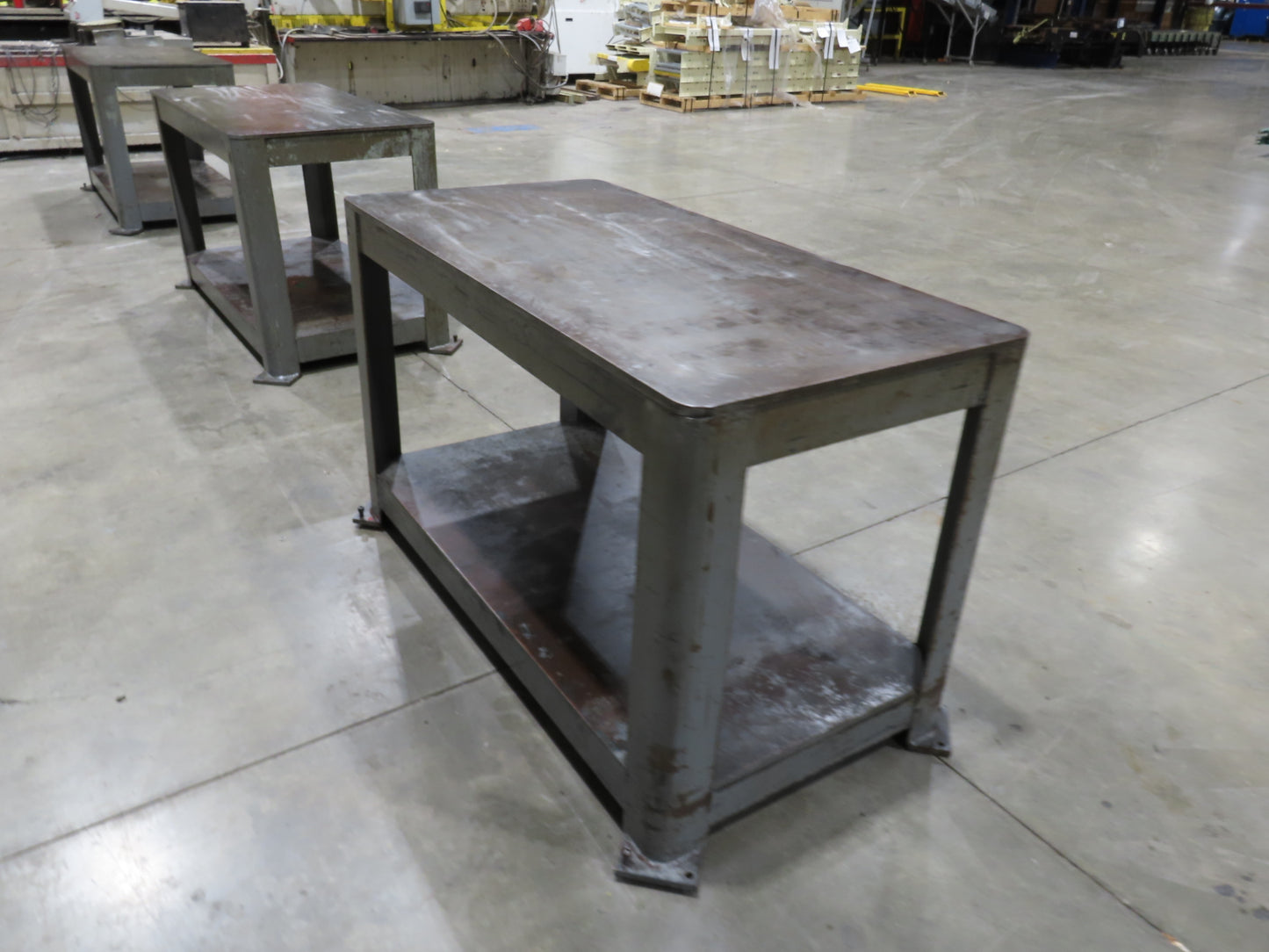 11/16" Thick Top Steel Fabrication Welding Layout Table Work Bench 60"x30"x36"