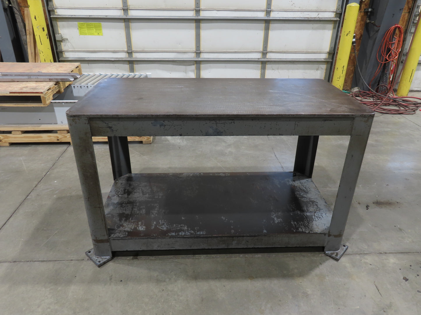 11/16" Thick Top Steel Fabrication Welding Layout Table Work Bench 60"x30"x36"