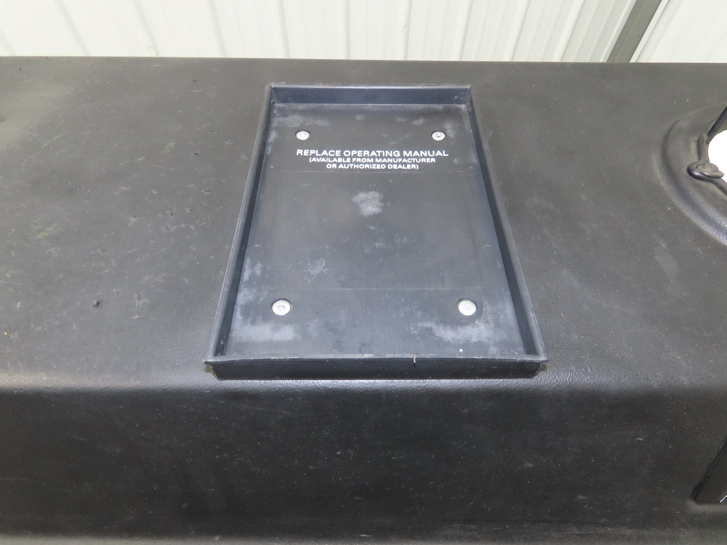 Yale Hood Plastic Cover Removed From 0S030ECN24TE089 Order Picker Forklift