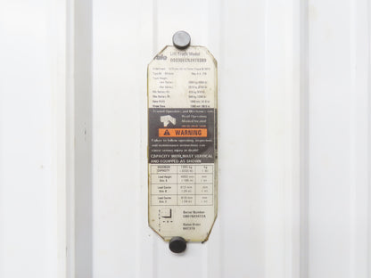 Yale Hood Plastic Cover Removed From 0S030ECN24TE089 Order Picker Forklift