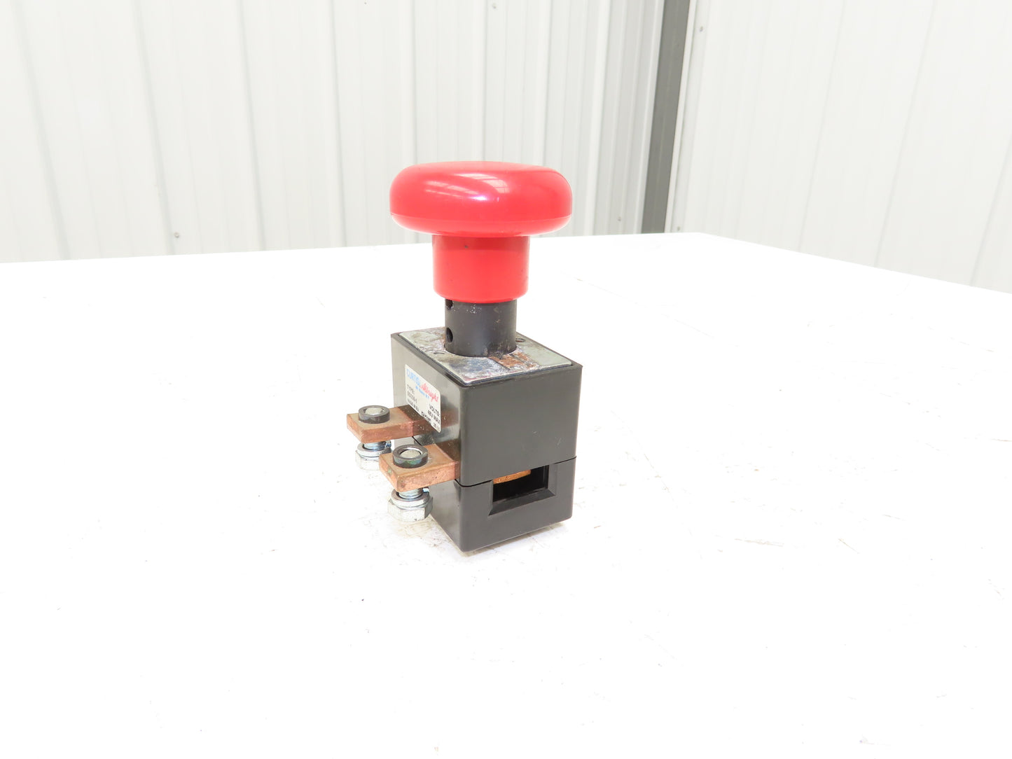 Landoll Red E-Stop Button 48VDC Removed From LSC30 Stand On Forklift