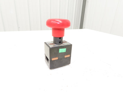 Landoll Red E-Stop Button 48VDC Removed From LSC30 Stand On Forklift