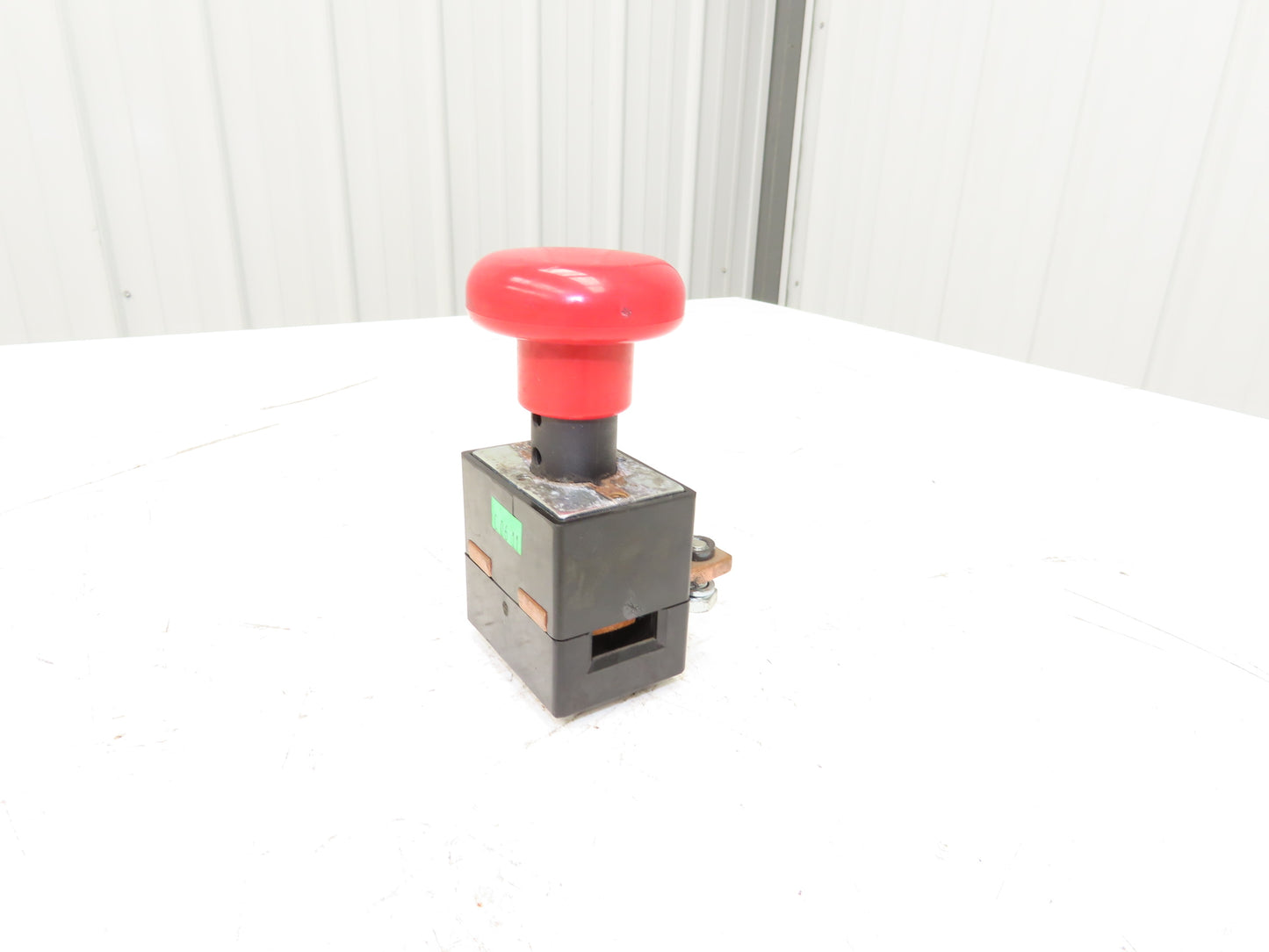 Landoll Red E-Stop Button 48VDC Removed From LSC30 Stand On Forklift