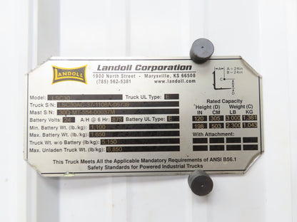 Landoll Curtis FP-6 Electric Forklift Accelerator Pedal & Potentiometer LSC30