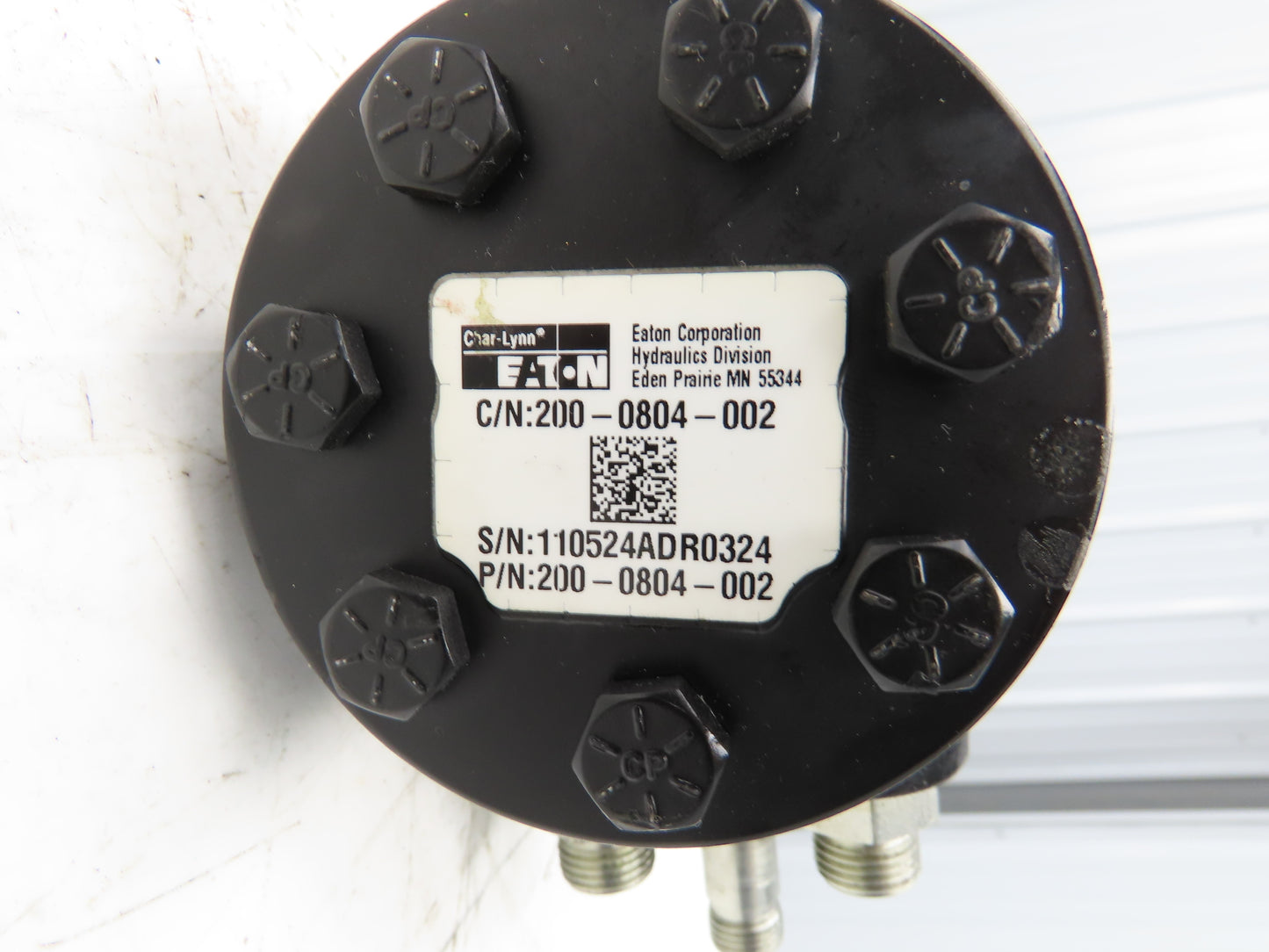 Landoll Hydraulic Power Steering Pump Removed From LSC30 Stand On Forklift