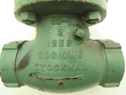 Stockham 2" Steel Flanged Swing Check Valve 125S 200 WOG
