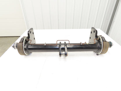 Landoll Front Axle Hub & Brake Assembly Removed From LSC30 Stand On Forklift