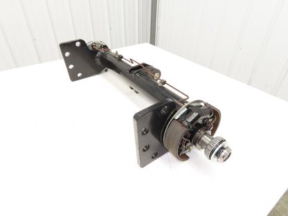 Landoll Front Axle Hub & Brake Assembly Removed From LSC30 Stand On Forklift