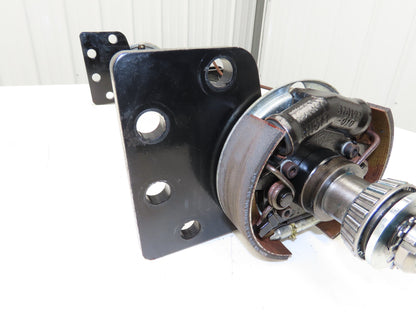 Landoll Front Axle Hub & Brake Assembly Removed From LSC30 Stand On Forklift