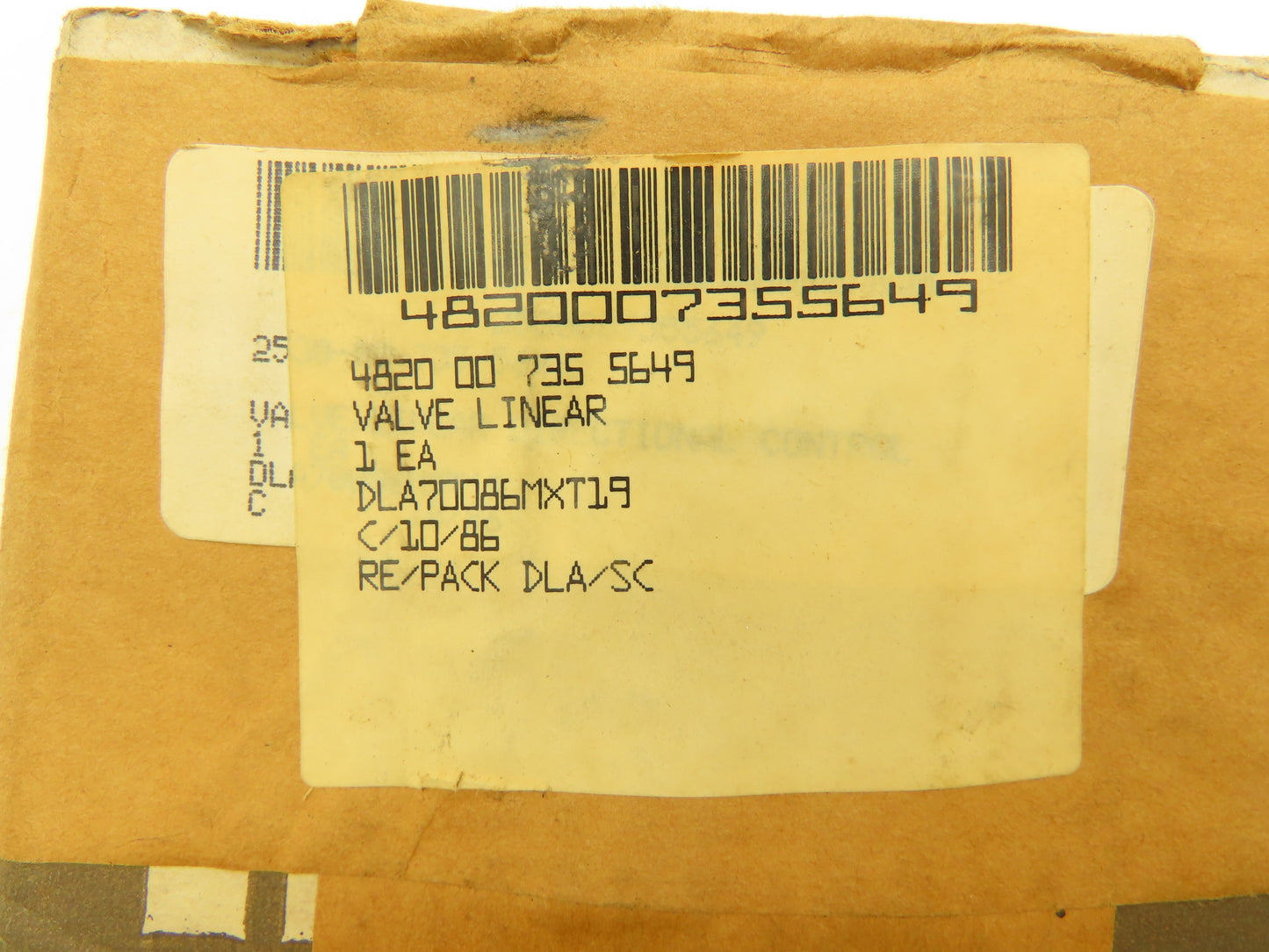 Ross 4820-00-735-5649 Hydraulic Linear Directional Control Valve