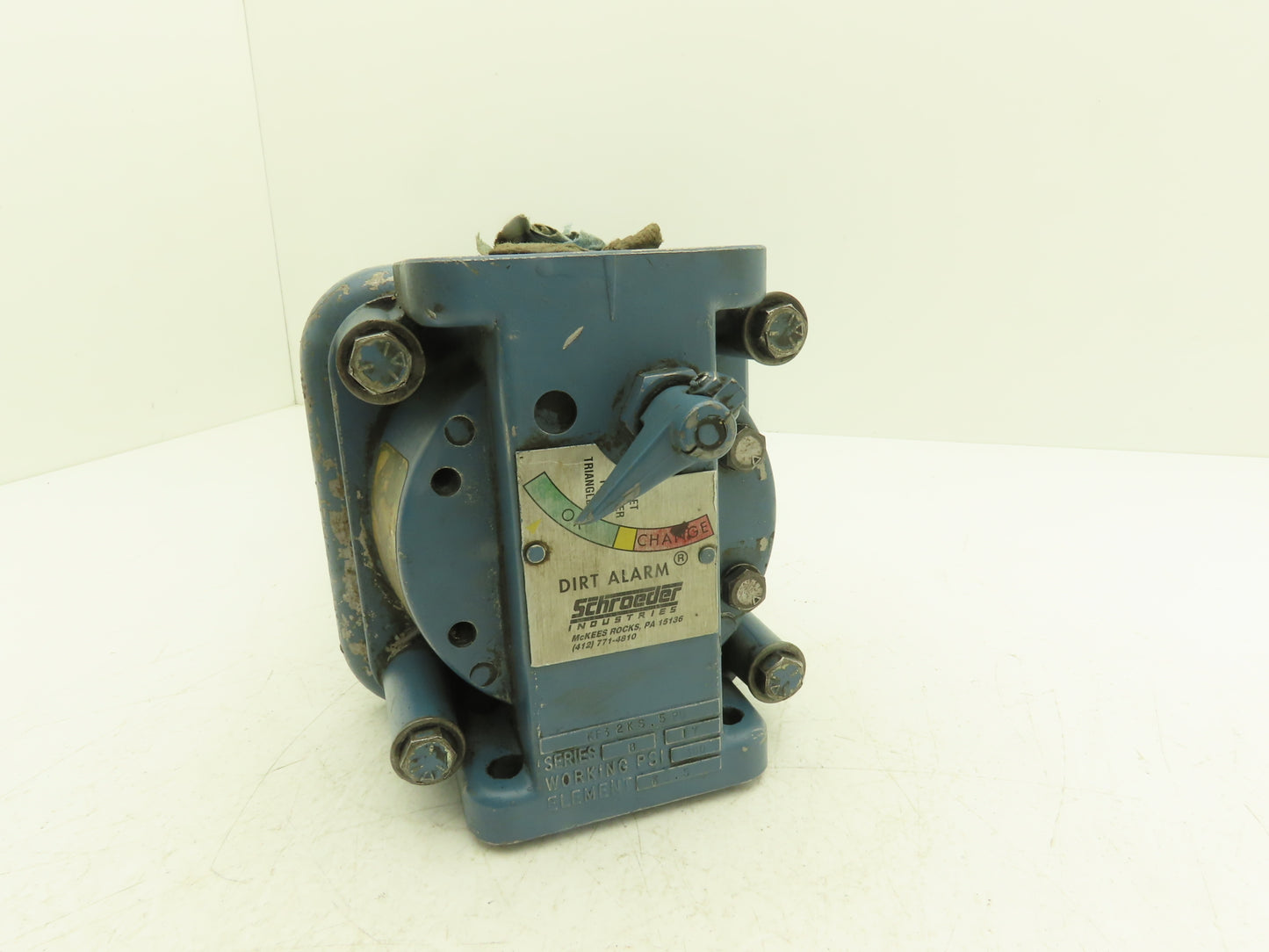 Schroeder KF3 2KS.5PD Hydraulic Filter w/Dirt Alarm 300psi 1-1/2"NPT