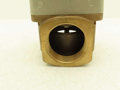 SMC VNB703A-50A 2" Pneumatic Air Piloted Process Flow Valve 2-Way Bronze 0-1MPa
