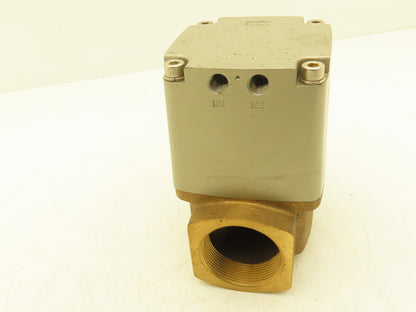 SMC VNB703A-50A 2" Pneumatic Air Piloted Process Flow Valve 2-Way Bronze 0-1MPa