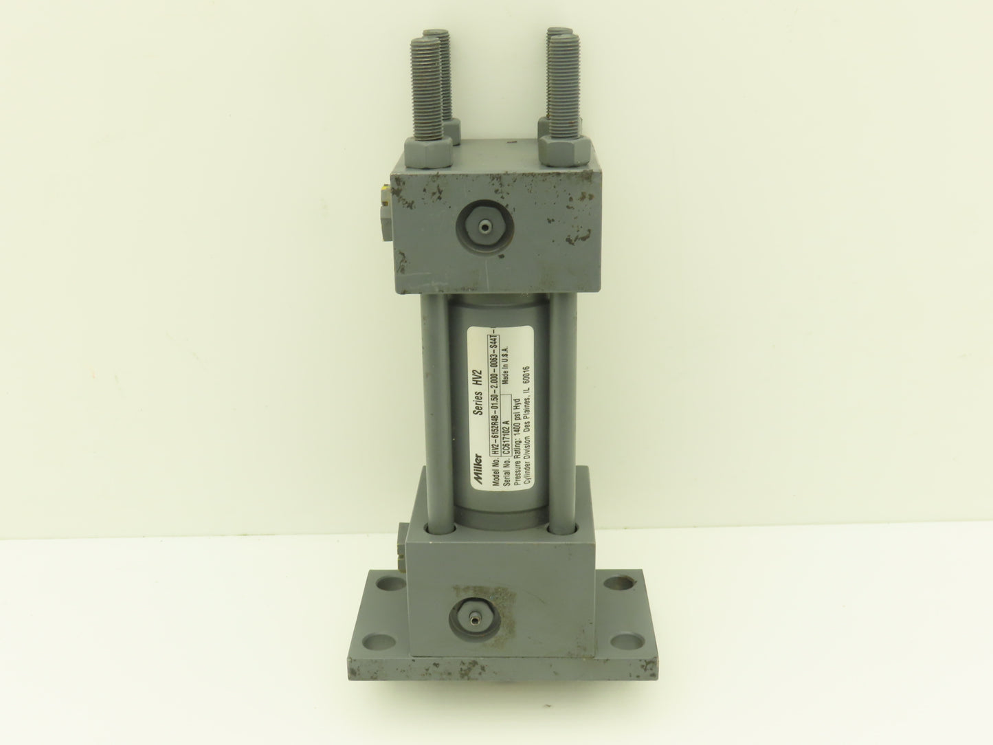 Miller Fluid Power HV2-6152R4B Hydraulic Cylinder 1.5"Bore 2"Stroke 1400psi
