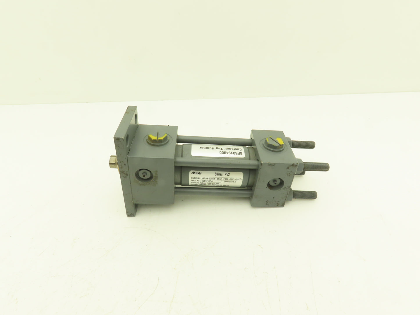 Miller Fluid Power HV2-6152R4B Hydraulic Cylinder 1.5"Bore 2"Stroke 1400psi