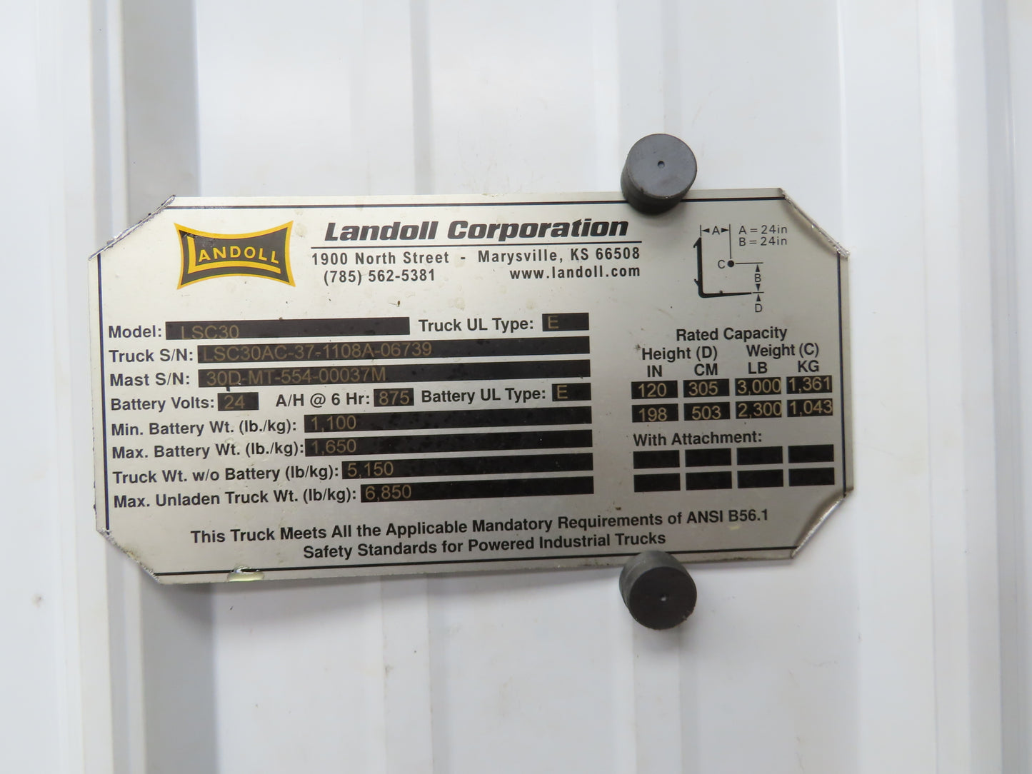 Landoll 140-01-4003C Hydraulic Pump & Motor Off LSC30 Forklift SP20B08A9H9-L