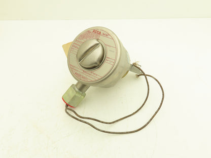 Asco Red Hat 206 381 3RF Pneumatic Brass Solenoid Valve 1/2"NPT 125VDC 150PSI