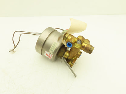 Asco Red Hat 206 381 3RF Pneumatic Brass Solenoid Valve 1/2"NPT 125VDC 150PSI
