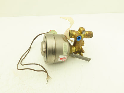Asco Red Hat 206 381 3RF Pneumatic Brass Solenoid Valve 1/2"NPT 125VDC 150PSI