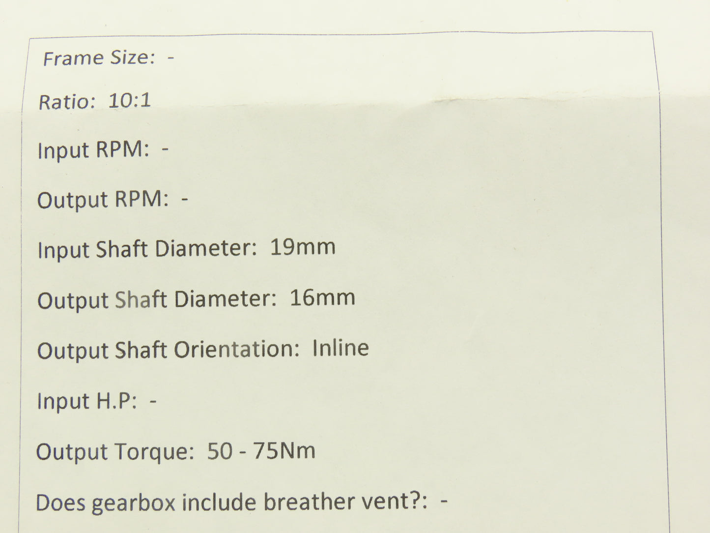 Macron MPG084 Inline Planetary Gearbox 10:1 Reducer 19mm Input 50-75Nm