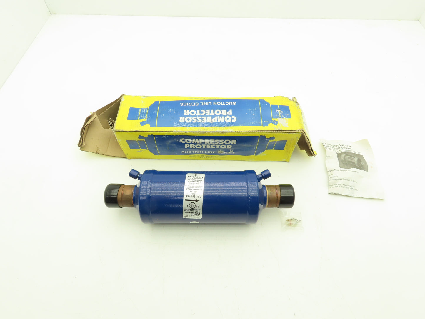 Emerson ASF-75S11VV Pneumatic Air Compressor Protector High Capacity Filter