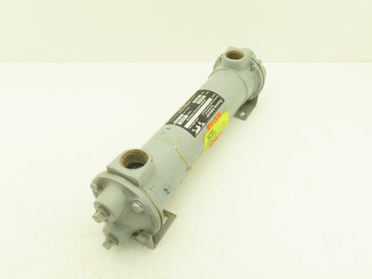 American Industrial AA-614-1.5-4-FP Shell & Tube Heat Exchanger 4-Pass 3/4x1"NPT
