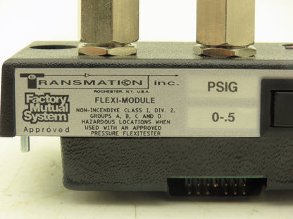 Transmation PD0121 Flexi-Module Pressure Transducer 0-0.5PSI 0-10 In H2O