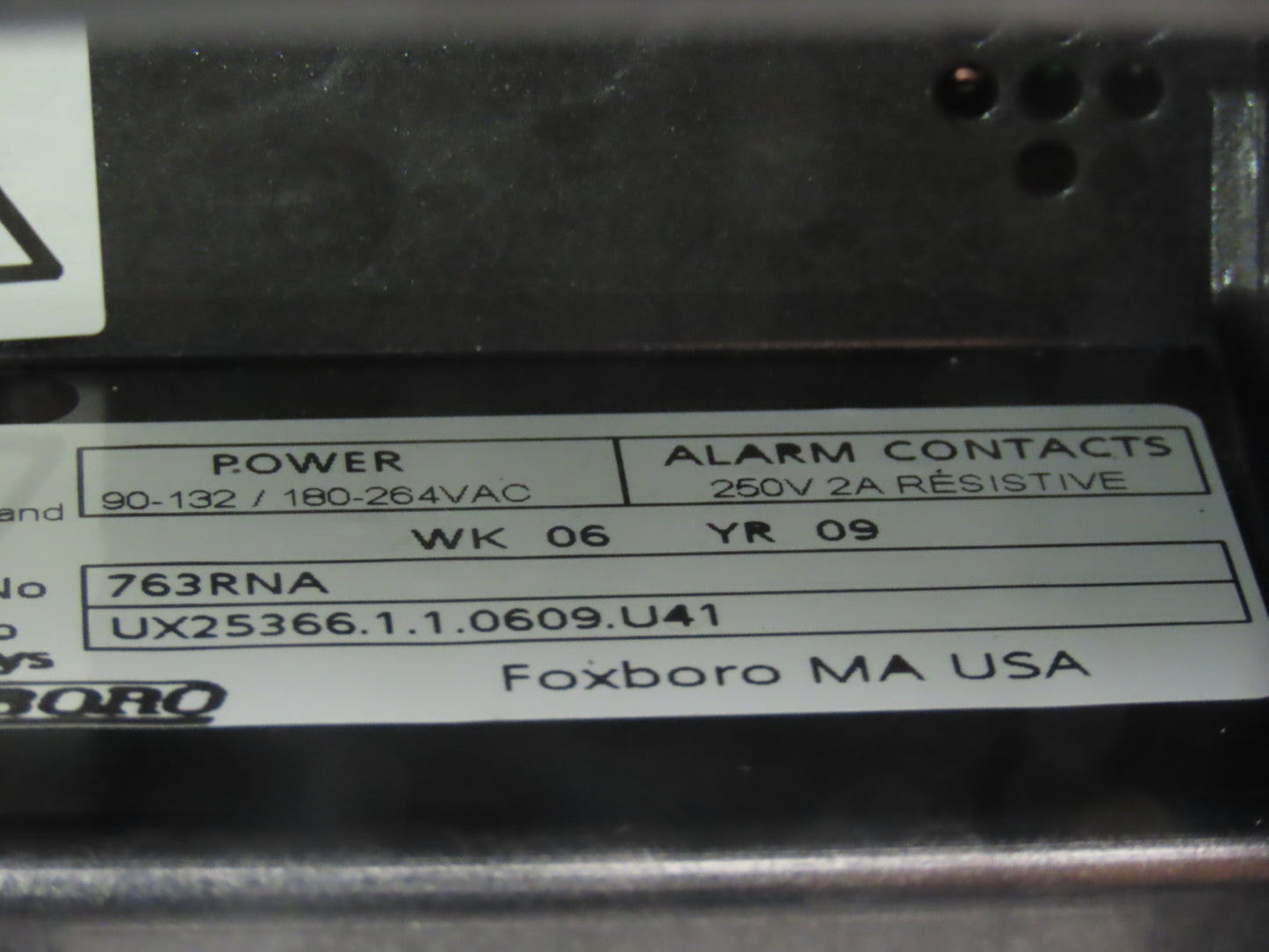 Foxboro 763RNA Strip Chart Recorder 110-240VAC 1PH