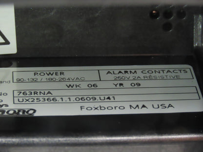 Foxboro 763RNA Strip Chart Recorder 110-240VAC 1PH