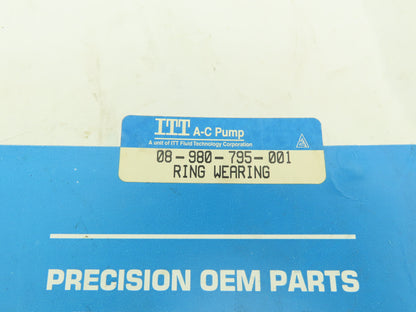 ITT 08-980-795-001 Wear Ring A-C Pump Impeller 12.25" OD 2.25" W