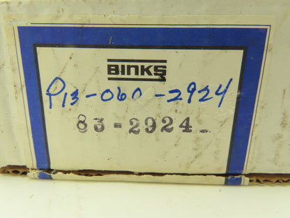 Binks 83-2924 100 Mesh In-Line Y-Strainer Assembly 3/8" NPS In 3/8" NPS/NPT Out