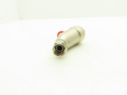 Binks 83-2924 100 Mesh In-Line Y-Strainer Assembly 3/8" NPS In 3/8" NPS/NPT Out