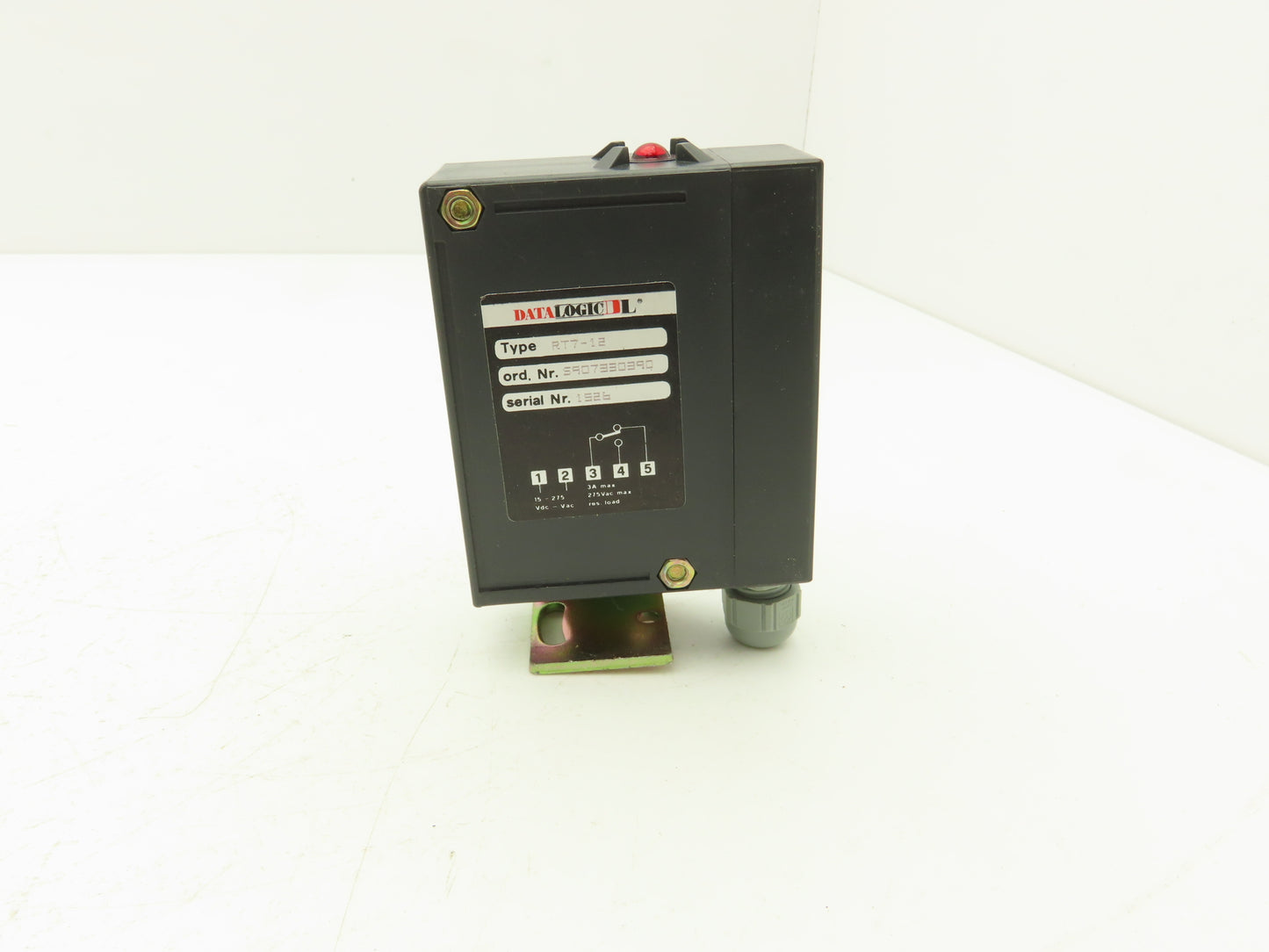 Datalogic RT7-12 Proximity Switch/Sensor 15-275VDC/VAC Load 3A-275VAC