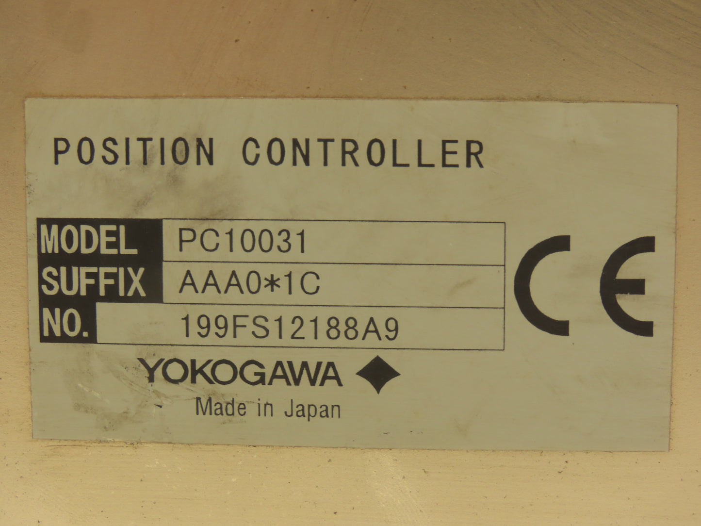 Yokogawa PC10031-AAA0*1C FineServ MkII Servo Drive w/Power Supply 100-240VAC