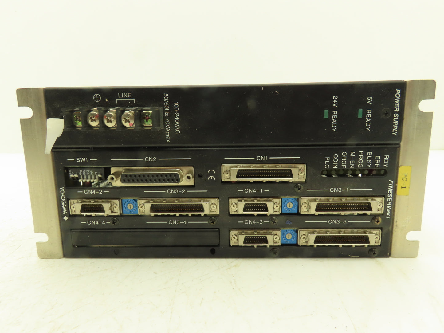 Yokogawa PC10031-AAA0*1C FineServ MkII Servo Drive w/Power Supply 100-240VAC