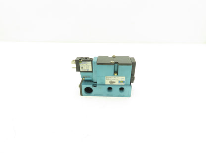 Mac 82A-AB-BAA-TM-DAAJ-1JM Pneumatic Air Solenoid Valve 4-Way 1/4"NPT 120VAC