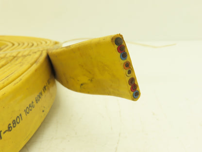 Festoon Cable Outdoor E-24573 Multi-Conductor Flat Cable 8 Wire 16AWG 600V 37'