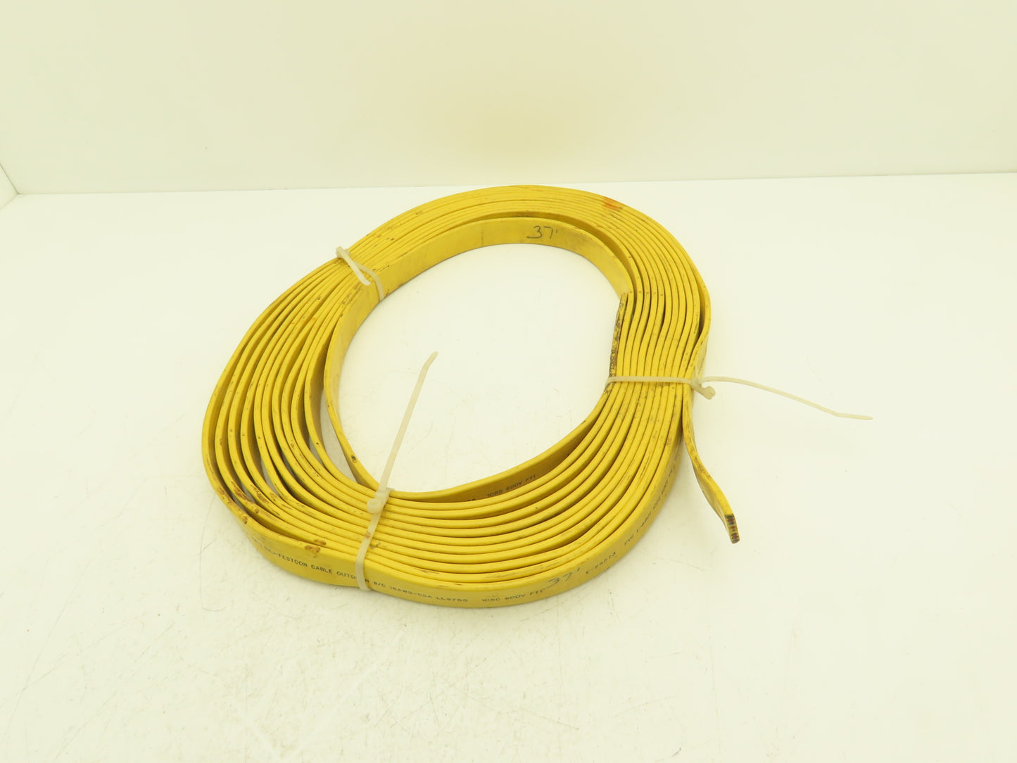 Festoon Cable Outdoor E-24573 Multi-Conductor Flat Cable 8 Wire 16AWG 600V 37'