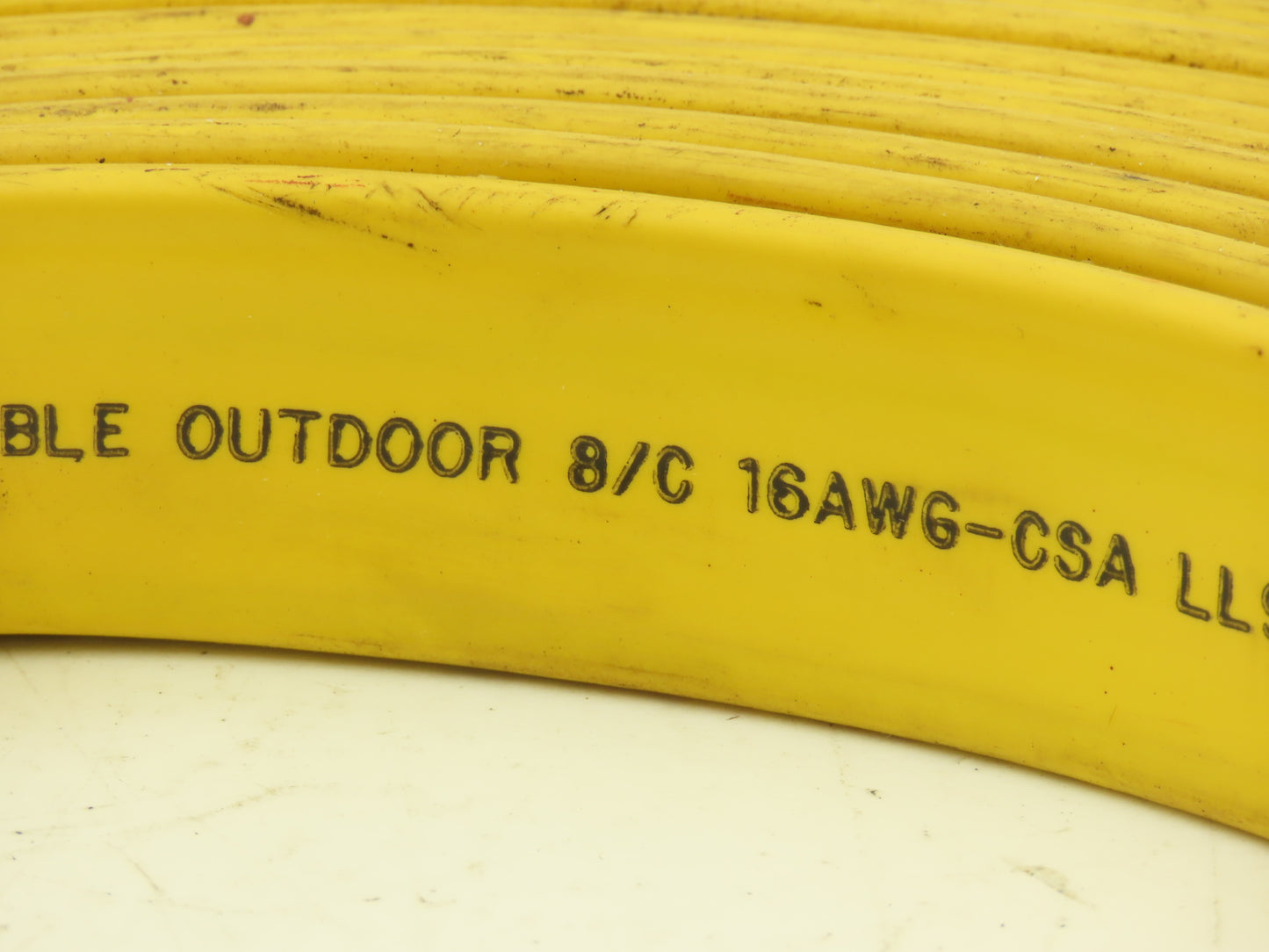 Festoon Cable Outdoor E-24573 Multi-Conductor Flat Cable 8 Wire 16AWG 600V 35'