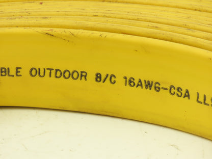 Festoon Cable Outdoor E-24573 Multi-Conductor Flat Cable 8 Wire 16AWG 600V 35'