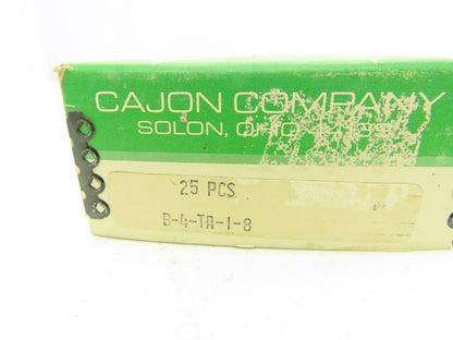 Cajon B4TA18 Swagelok Compression Fitting Adapter 1/4" Tube to 3/8"NPT Lot of 25