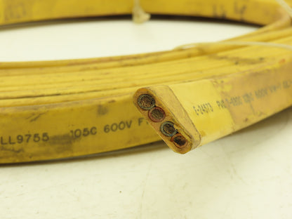 Festoon Cable Outdoor E-24573 Multi-Conductor Flat Cable 4 Wire 10AWG 600V 44'