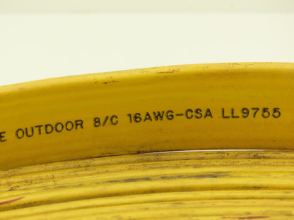 Festoon Cable Outdoor E-24573 Multi-Conductor Flat Cable 8 Wire 16AWG 600V 42'