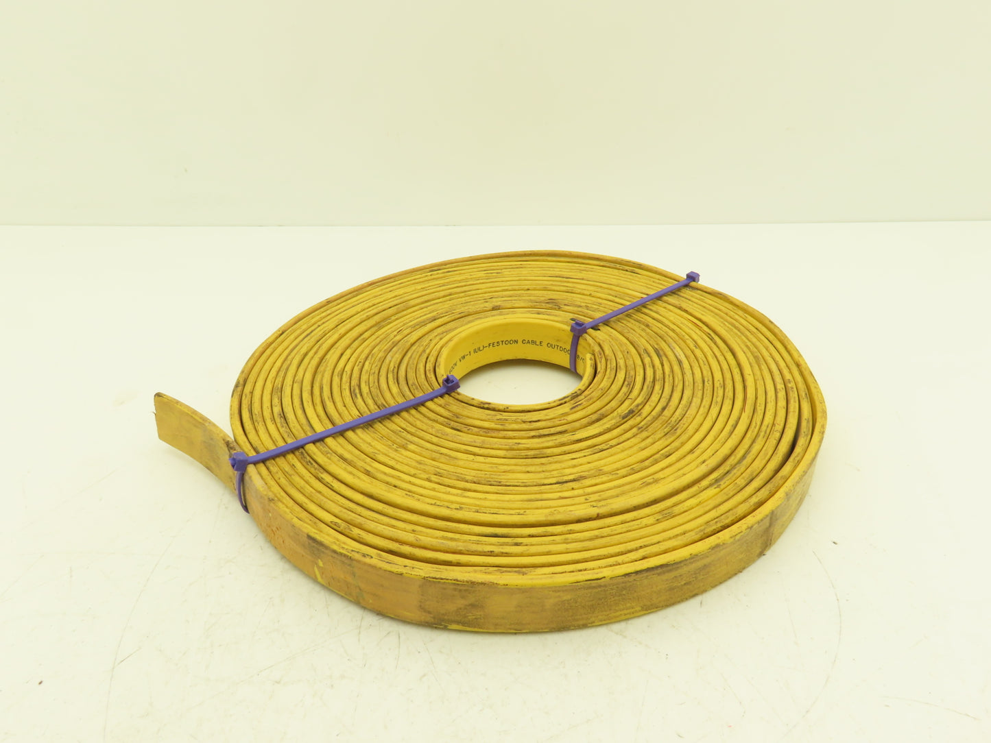 Festoon Cable Outdoor E-24573 Multi-Conductor Flat Cable 8 Wire 16AWG 600V 42'