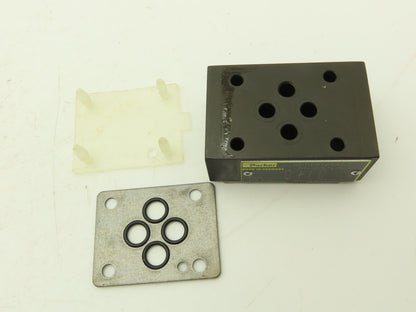 Parker HD0P01A06B2 Throttle Plate Accessory Used With Valve