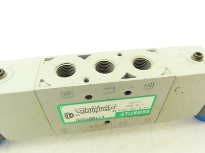 Numatics L11BB5520 Pneumatic  Valve Double Solenoid 120VAC 50/60 Hz 1/8" NPT