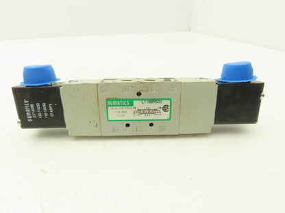 Numatics L11BB5520 Pneumatic  Valve Double Solenoid 120VAC 50/60 Hz 1/8" NPT