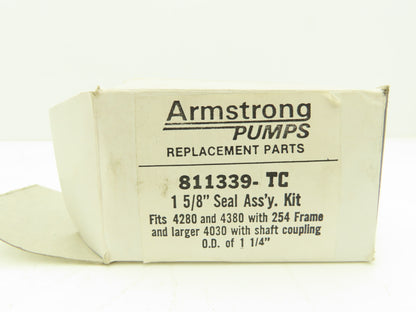 Armstrong 811339-TC Mechanical Seal Kit Assy 1-5/8" Fits 4280 & 4380 Pumps